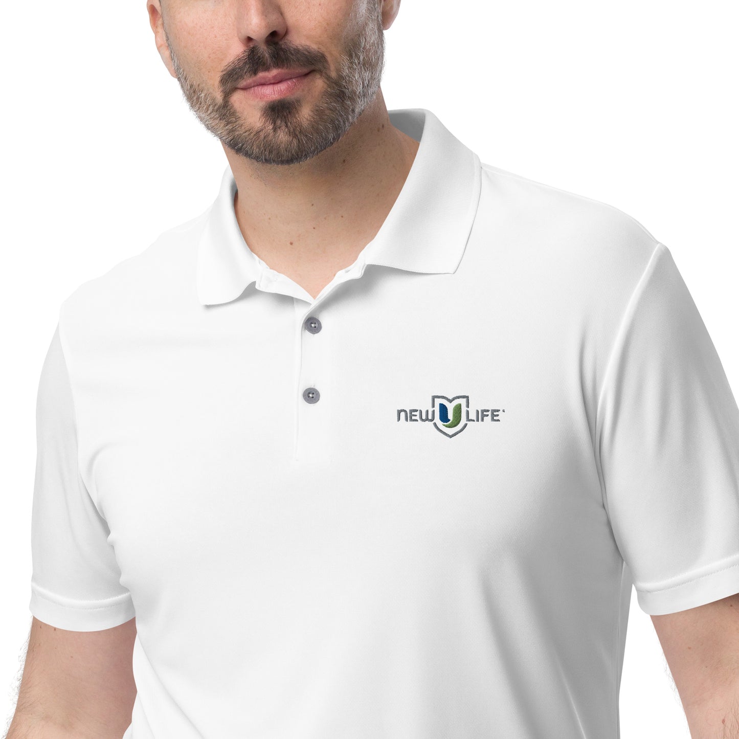 "U" adidas performance polo shirt