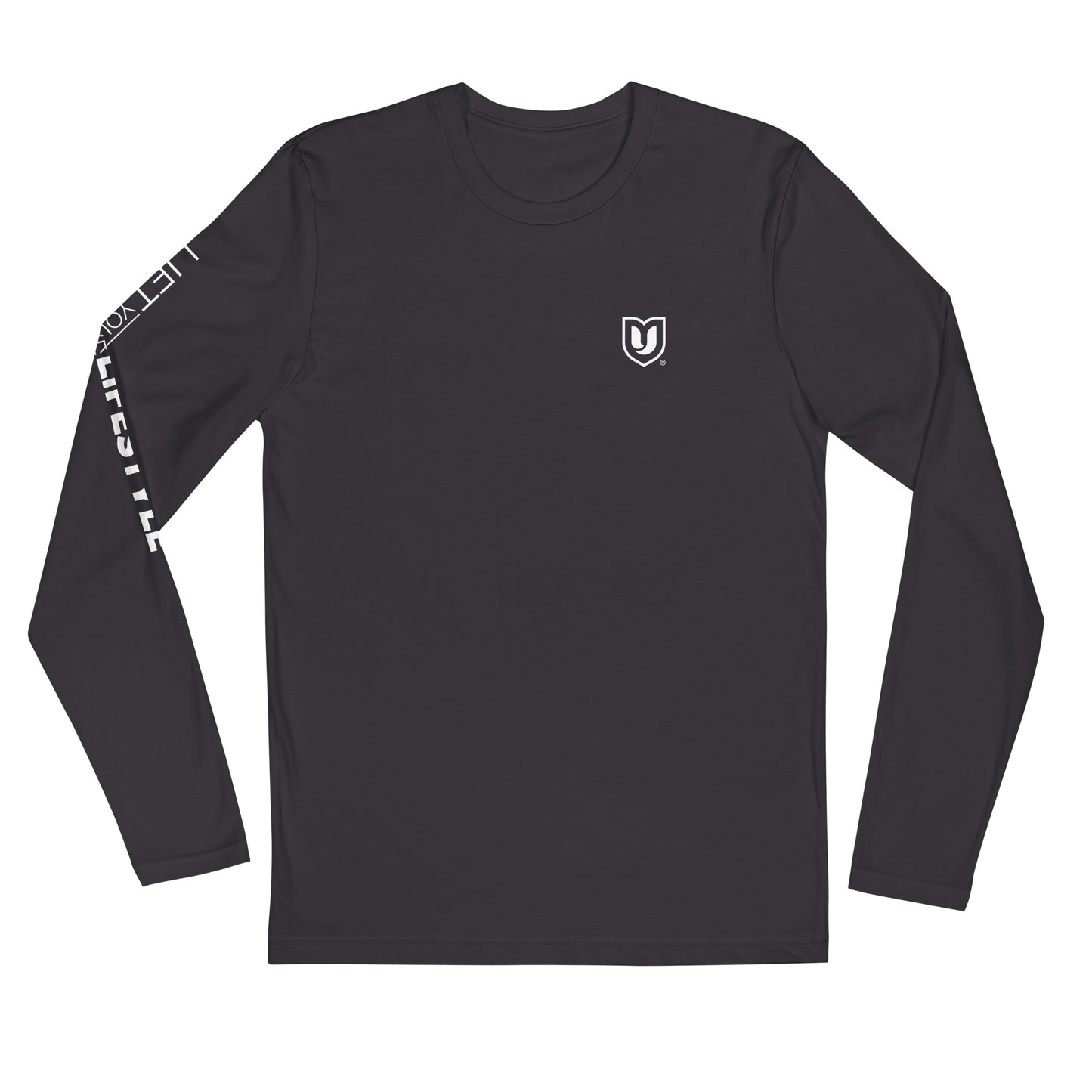 "U" Long Sleeve Fitted Crew