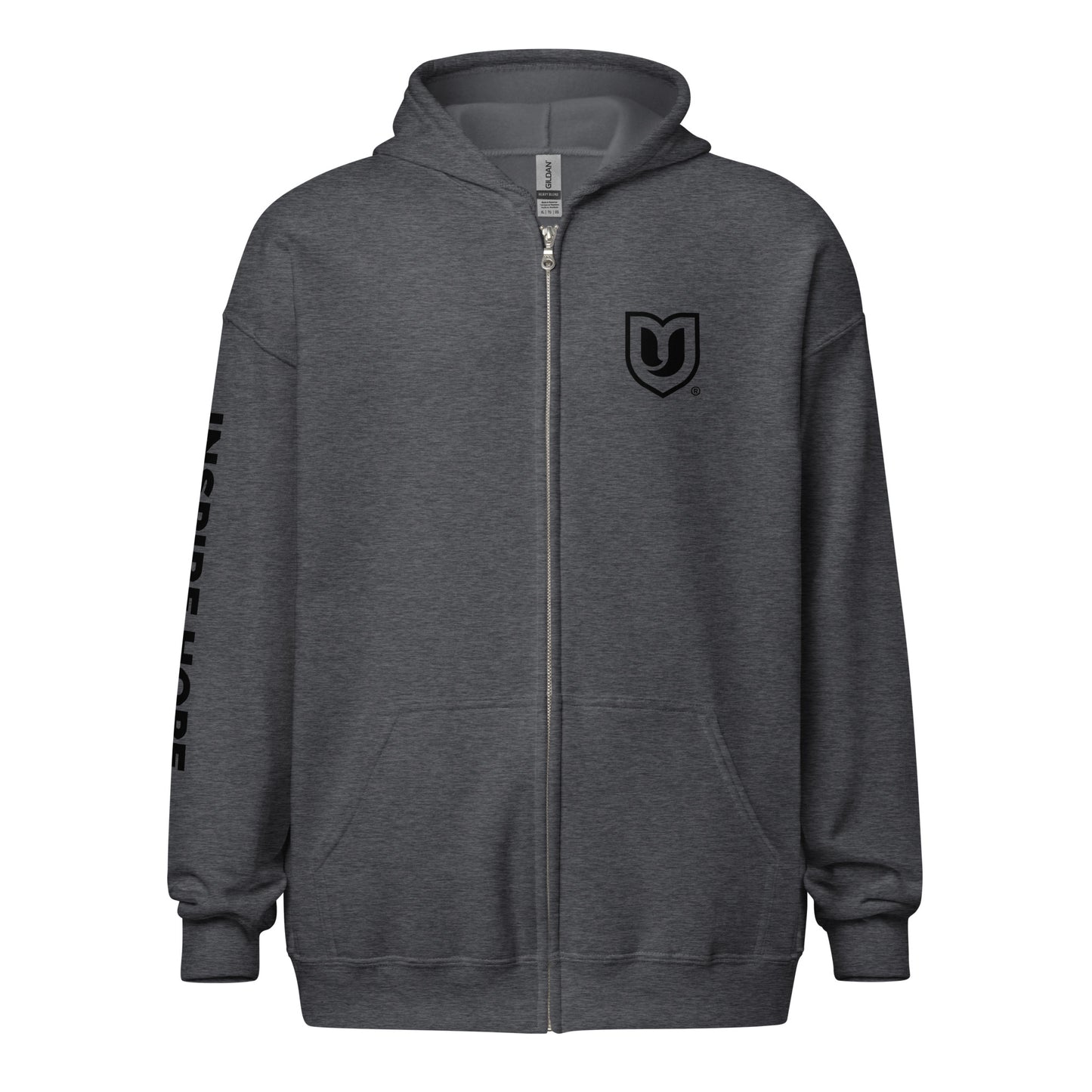 Unisex heavy blend zip hoodie