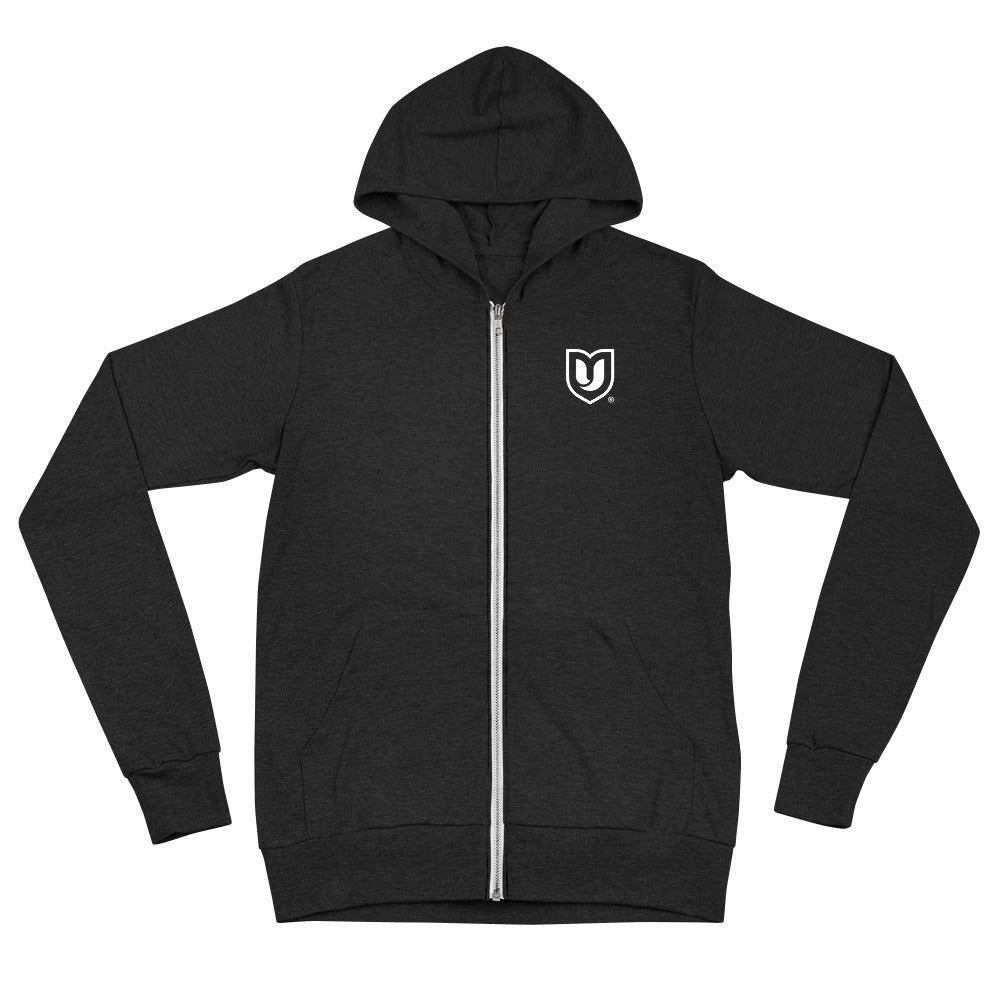 "U" Unisex Zip Hoodie