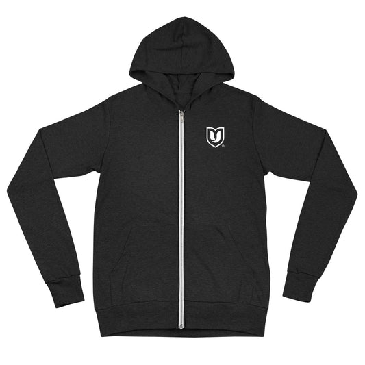 "U" Unisex Zip Hoodie