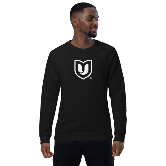 "U" Unisex Organic Raglan Sweatshirt
