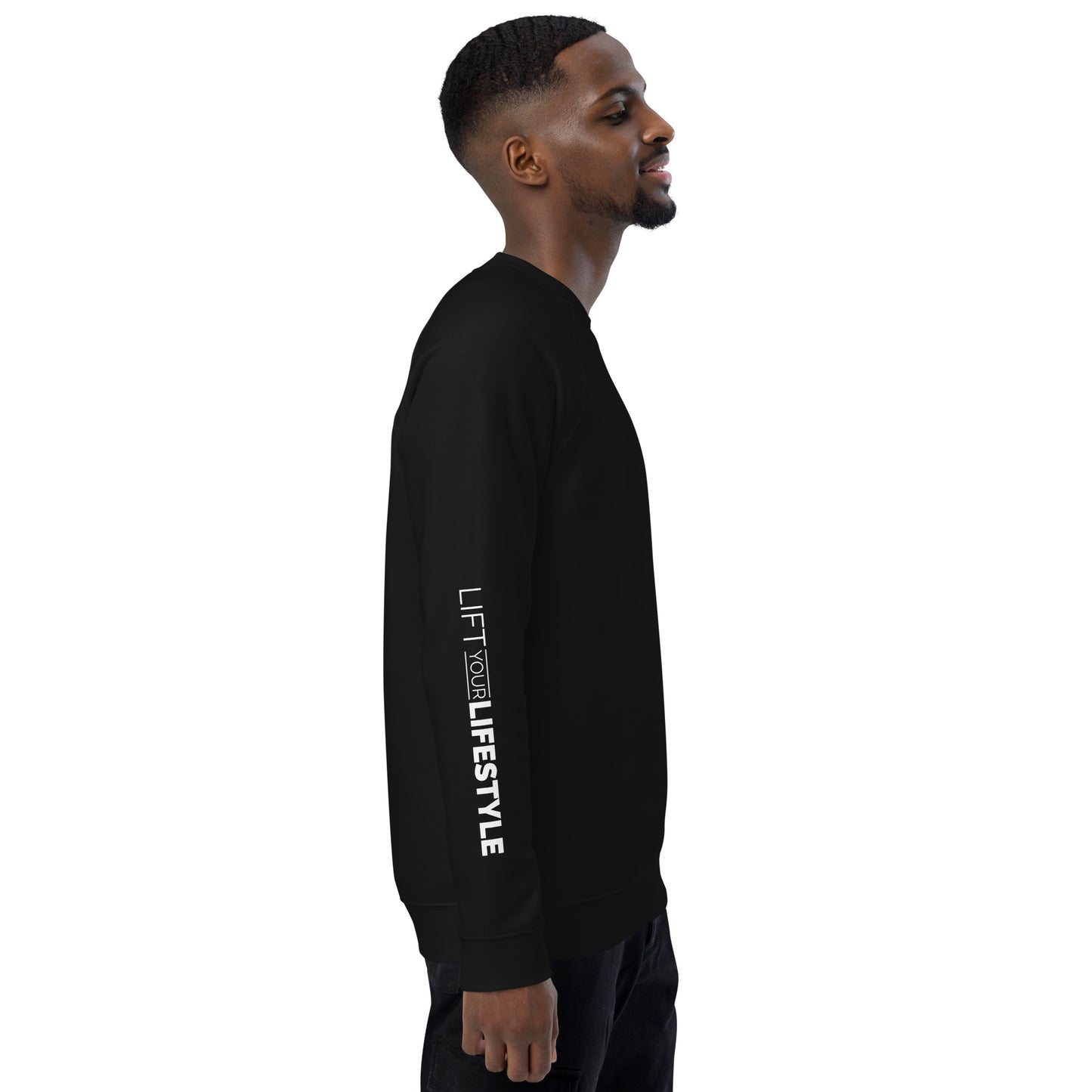 "U" Unisex Organic Raglan Sweatshirt