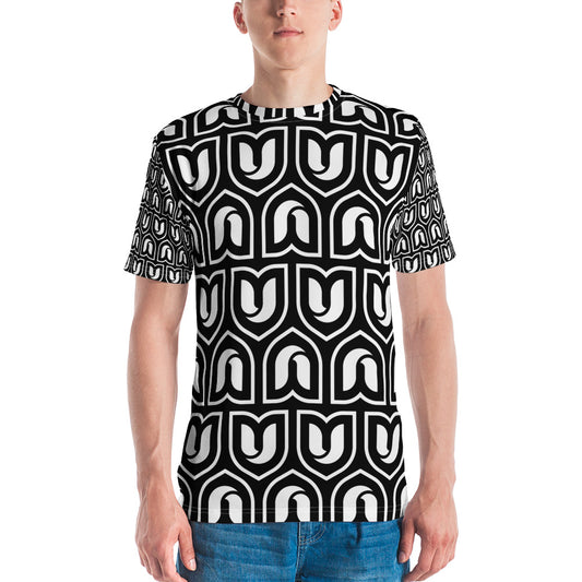 Shield Pattern Full Print Men's t-shirt