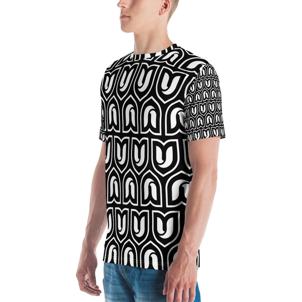 Shield Pattern Full Print Men's t-shirt