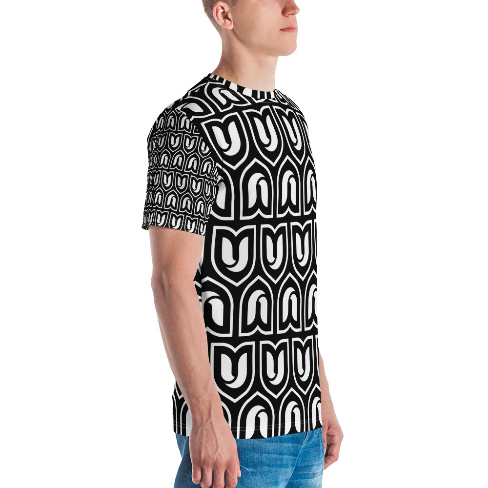 Shield Pattern Full Print Men's t-shirt