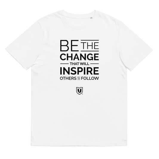 Be The Change Unisex organic cotton t-shirt