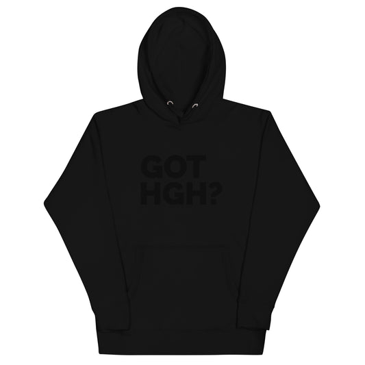 Got HGH Black Logo Unisex Hoodie